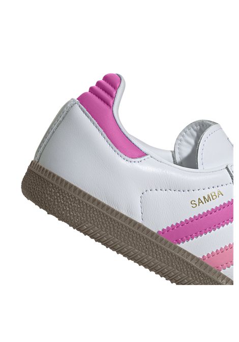 Scarpe Adidas Samba OG Bianco Rosa Bambini ADIDAS ORIGINALS | Sneakers | JP5494-